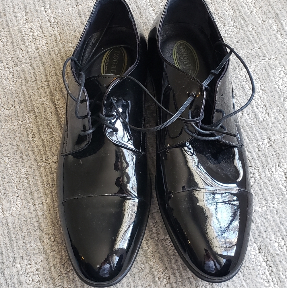 Rogals mens tuxedo shoes new